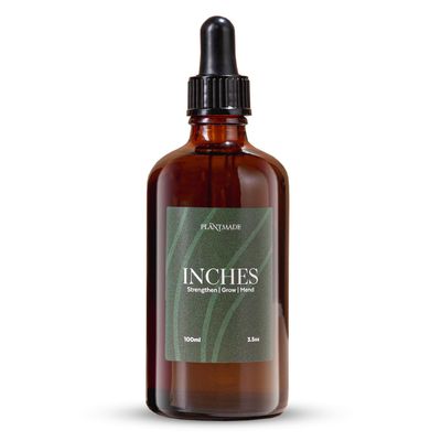Plantmade Beard and Hair Strengthening and Growth Oil, Plant Based All Natural Ingredients (Inches, 3.5 ml)