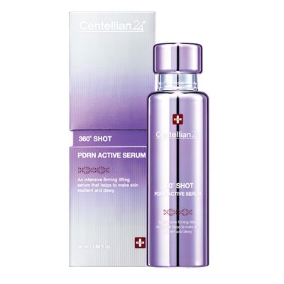 Centellian 24 360 Shot PDRN Active Serum (1.69fl oz) - Intense Hydration Skin Firming Serum for a Youthful Appearance, Korean Skin Care. PDRN, Ribbon Collagen Hyaluronic Acid