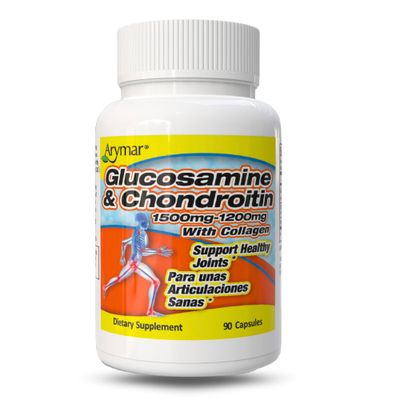 ARYMAR Glucosamine Chondroitin with Collagen, Supports Joint Health (90 CapsulesPack of 1)