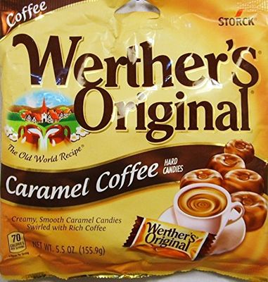 Werther&#39;s Original Caramel Coffee Hard Candies 70 Calories per Serving (5.5 Ounce, 2-Pack)