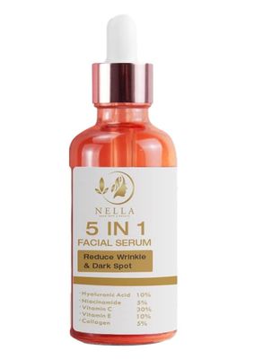 Vitamin C Face Serum with Collagen, Hyaluronic Acid, Vitamin E, Niacinamide Anti Aging Brightening Serum for Dark Spots, Even Skin Tone, Skin Care, Fine Lines Wrinkles - 1 Fl Oz