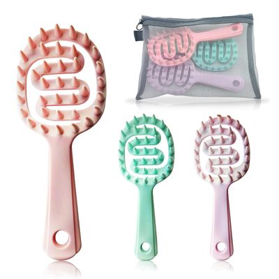 CARELAX Silicone Scalp Massager Shampoo Brush with Handle - Scalp Exfoliator for Dandruff Removal, Hair Growth, and Deep Cleansing for All Hair Types