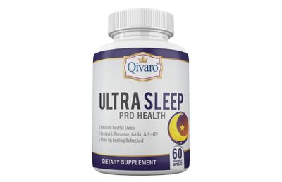 Ultra Sleep Pro Health - Sleep Aid for Adults with L-Theanine, 5-HTP and GABA - Dietary Supplement for Better Sleep - Vegan and Non-GMO - Made in USA - 60 Capsules