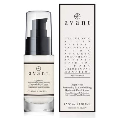 Avant Hyaluronic Acid Face Serum Works Against Ageing, Dark Spots Hydrates Eight-hour Anti-Oxidising Retexturing Hyaluronic Facial Serum 1x30ml
