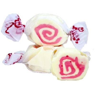 SweetGourmet Strawberry Cheesecake Salt Water Taffy Bulk Candy 1 Pound