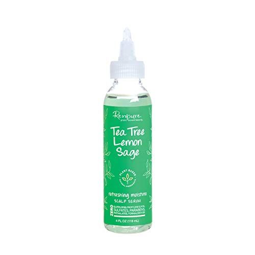 Renpure Plant-Based Beauty Tea Tree Lemon Sage Refreshing Moisture Scalp Serum, 4 Fluid Ounces