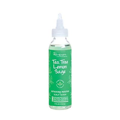 Renpure Plant-Based Beauty Tea Tree Lemon Sage Refreshing Moisture Scalp Serum, 4 Fluid Ounces