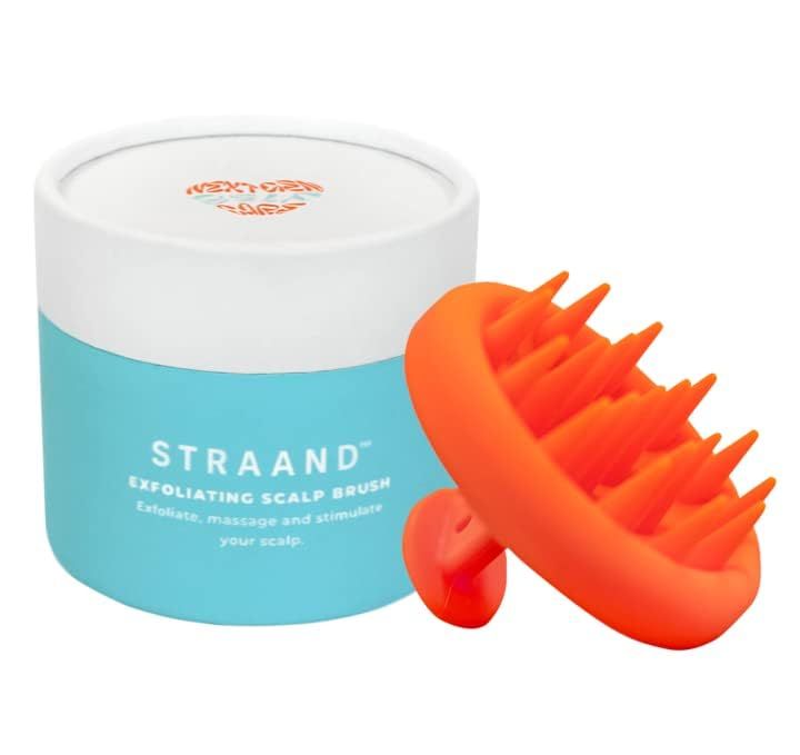 Straand Exfoliating Scalp Brush - Scalp Massager That Helps Increase Hair Growth and Stimulates Hair Follicles - Silicone Brush Scrubber for Product Build-Up - Vegan and Cruelty-Free