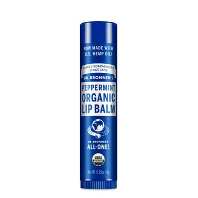 Dr. Bronner&#39;s Organic Lip Balm - Peppermint - 0.15 oz