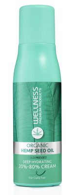 Wellness Premium Products Organic Hemp Seed Oil - Deep Hydrating 2080 Leave-In Conditioner (500ml)