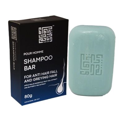 DIEM Duroil Pour Homme Shampoo Bar with Apple Stem Cell Extract for Nourished Hair Growth, 4.23 Ounce (Pack of 1)