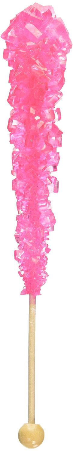 Rock Candy Crystal Sticks Pink Cherry 12 ct.