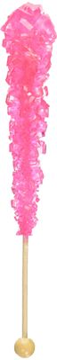 Rock Candy Crystal Sticks Pink Cherry 12 ct.