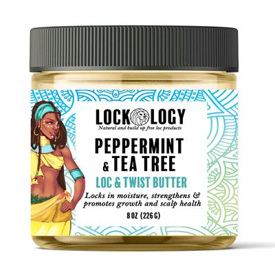 Loc Retwist Butter Dread Wax Loc Butter For Growth - Peppermint Tea Tree All Natural NO Build Up Loc Retwists Products by Lockology