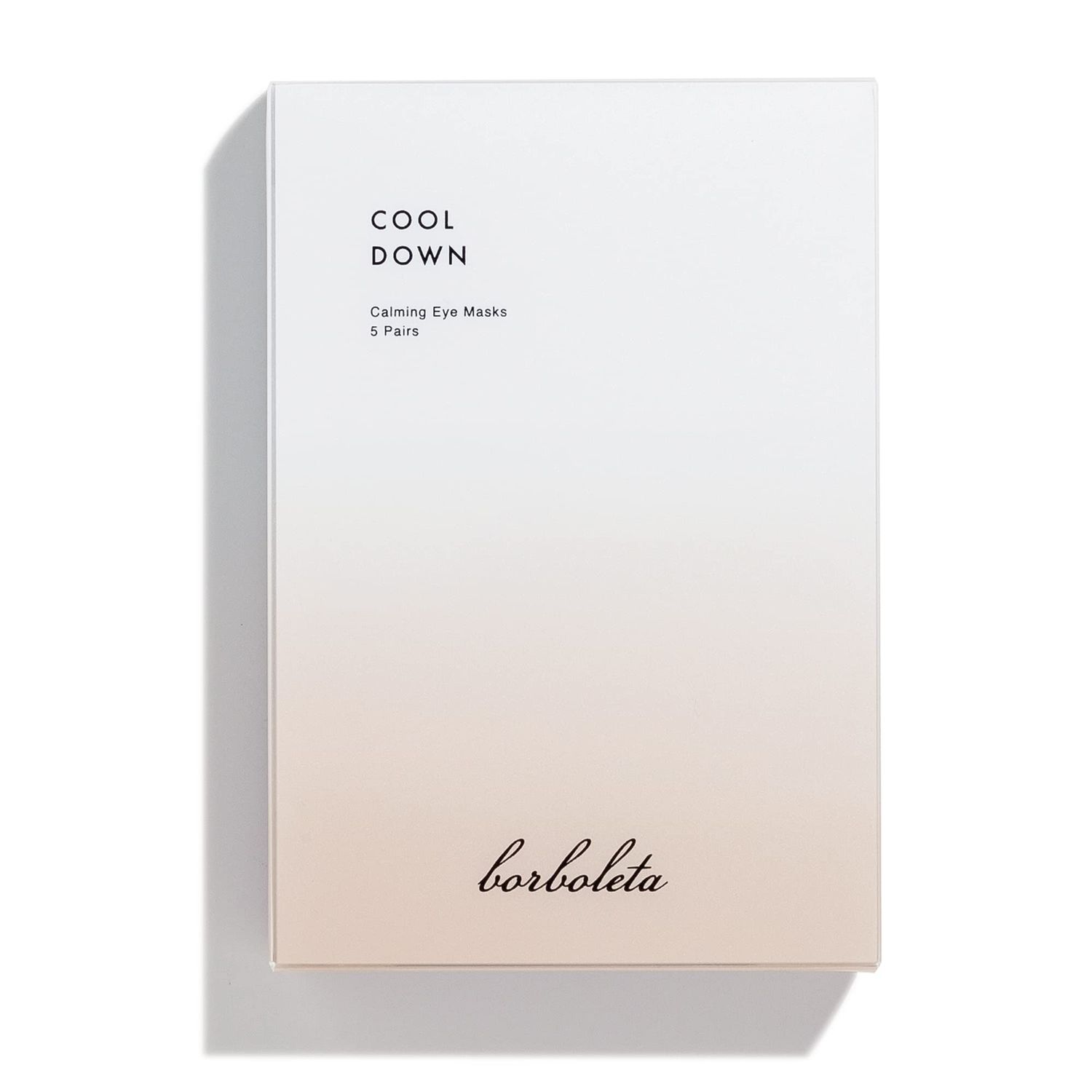Borboleta Cooldown Calming Under Eye Masks - Under Eye Hydrating Patches for Puffy Eyes and Dark Circles (5 Pack)