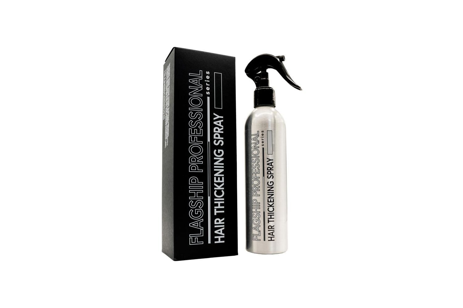 FLAGSHIP Professional Series Hair Thickening Spray Volumizing DHT-Blocking Formula for Fuller, Thicker Hair Lightweight, Non-Sticky Spray with Saw Palmetto, Biotin Argan Oil 8oz