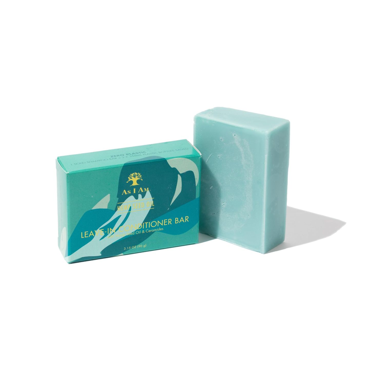 As I Am Hemp Seed Oil Leave-In Conditioner Bar - 3.15 ounce - with Calendula, Betaine, Ceramide - Cruelty Free Vegan