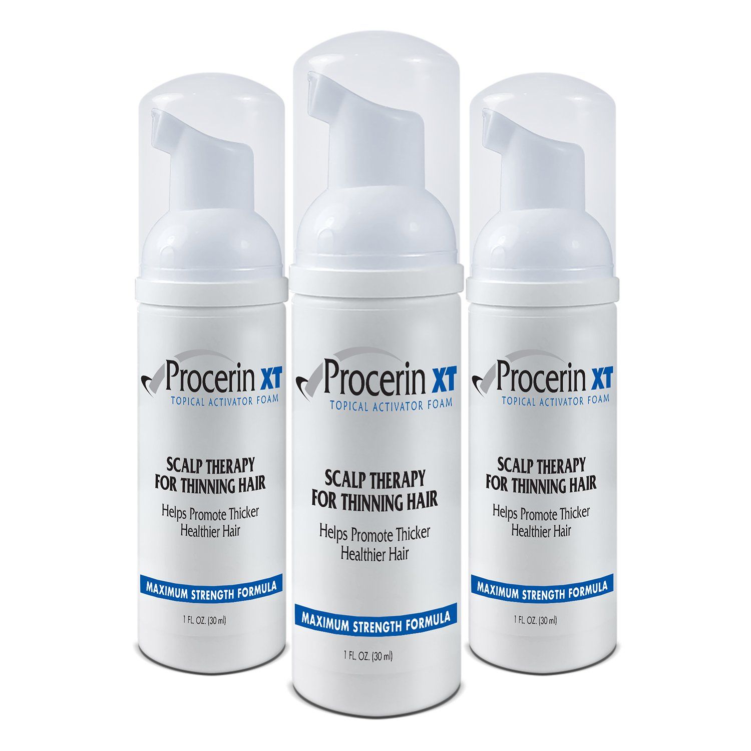 Procerin Hair Loss Foam - Maximum Strength DHT Blocking Formula - Clinically Proven to Combat Baldness Receding Hairline