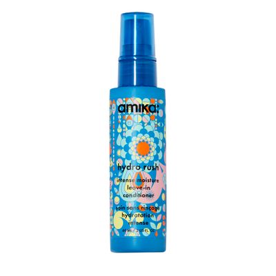 amika hydro rush intense moisture leave-in conditioner with hyaluronic acid, 60ml