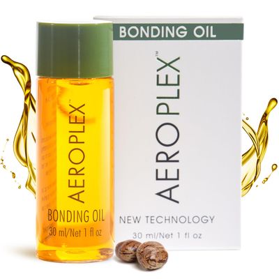 TRI Design Aeroplex Bonding Oil - Repairs, Promotes Growth Prevents Breakage - Silky Serum for Dry, Damaged Frizzy Hair - Travel Size 30ml - Salon-Tested with UV Heat Protection