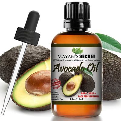 Mayan&#39;s Secret - Avocado Oil For Hair and Skin - Natural Dry Skin Face Moisturizer - Collagen Boosting for Aging Skin Combat Fine Lines and Wrinkles