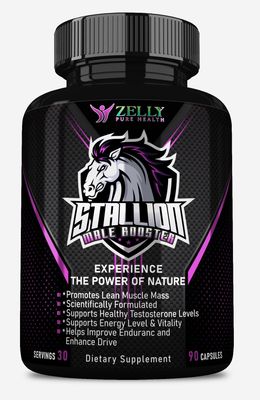 Zelly Pure Health Stallion Herbal Mens Wellness Supplement 90 Capsules, 30 Servings