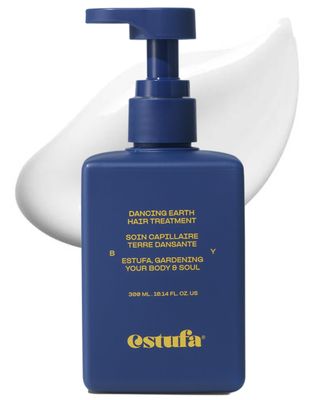 ESTUFA Dancing Earth Hair Treatment - Korean Vegan, Paraben-Free Hair Conditioner for Strengthening and Revitalizing Damaged Hair with Protein Argan Oil - Floral Woody Fragrance, 10.1 oz.