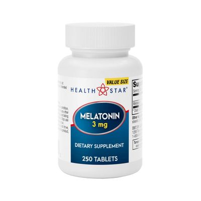 GeriCare Melatonin 3mg Tablets, Balances Nighttime Routine - Helps Adjust to Changing Schedules - Promotes Restful Evenings - Easy-to-Take Tablets, 250 Count (Pack of 1)
