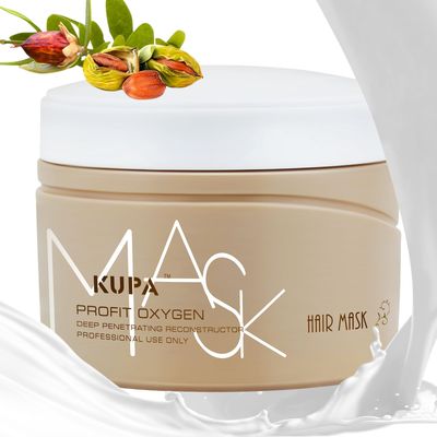 NUSPA NUSPA Milk Jojoba Butter Deep Moisturizing Conditioning Hair Mask, Smooth Hair Masque Add Shiny - Professional Salon Sulfate Free Treatment Hair Mask Cream for Frizzy,Damaged, Dry Hair