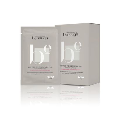 BENOUGH Dark Circles Puffy Eyes Treatment Korean Sheet Mask Lint-Free Eye Perfection Pro Cooling Patches 20 Pack - Hydrogel Under Eye Pads, Hyaluronic Acid, Caffeine, Eyelash Extension Application