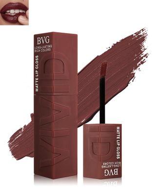 Caedelfly Matte Liquid Lipstick for Women-Dark Red Super Velvet Vinyl Lip Stick Liquid Lipcolor Makeup,Long Lasting 24 Hour Waterproof Lip Stain,Highly Pigmented Color Lipgloss,Non-Stick Lip Tint-05
