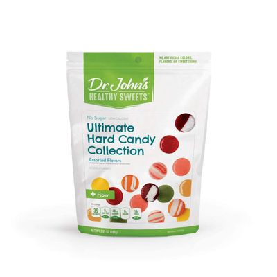Dr. Johns Sugar Free Candy, Healthy Hard Candy with Zero Sugar, Low Calorie Snacks, Keto Friendly, Vegan, Gluten Free, Ultimate Collection, 24 Count, 3.85 OZ