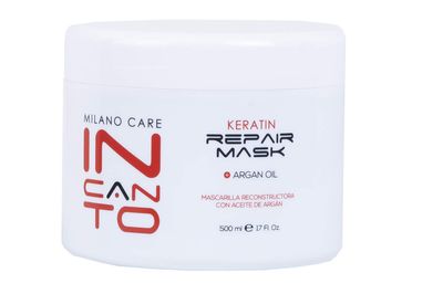 Milano Care Incanto Keratin Repair Mask - Keratin Protein Hair Mask Infused with Argan Oil - Paraben Sulfate Free Hair Repair Strengthening Treatment for Dry or Damaged Hair