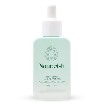NOURWISH Hair Repair Oil Anti Frizz, Fine, Asian Hair Oil (Korean, Japanese) Haircare For Damaged Low-Porosity Hair