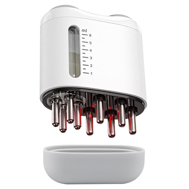 2 in 1 Electric Scalp Massager and Hair Oil Applicator, Hair Massager Scalp Applicator Brush for Hair Growth, Advanced Scalp Care Brush for Hair Oiling