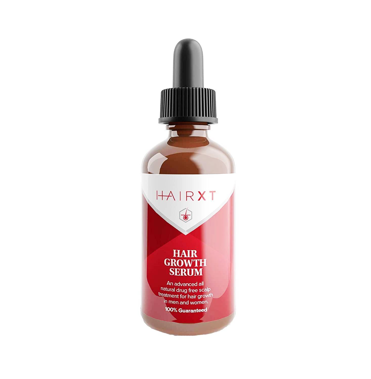 HairXT100 Premium Hair Growth Serum - Powerful All Natural Hair Growth Serum for Men Women- Promotes Hair Growth, Fights Hair Loss Nourishes Scalp - 2oz