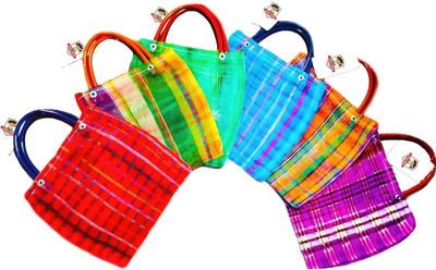 Alondra&#39;s Imports Mexican Candy Bags Mini Mercado Mesh Bags - Fiesta Bolsas (36 Pack, 10 x 7)