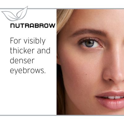 Nutracosmetic NutraBrow Eyebrow Enhancer - Eyebrow Growth Serum for Thicker Brows in 8-12 Weeks I Eyebrow Serum to Grow Brows I Made in Germany I 3ml
