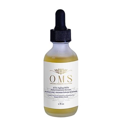 ORGANIC MODERN SOLUTION Hair Growth Serum Reduces Loss and Graying, Scalp Leave-In Treatment, Thickening and Strengthening, 6ml2oz