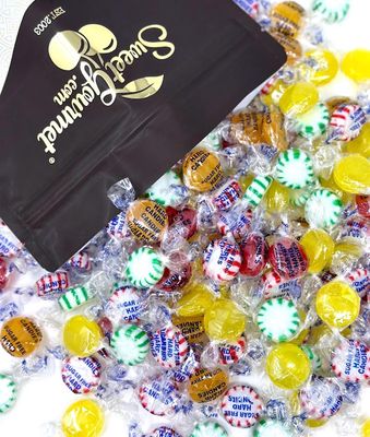 SweetGourmet Hostess Sugar-Free Arcor Hard Candy (Lemon, Mint, Butterscotch, Cinnamon) 1 Pound