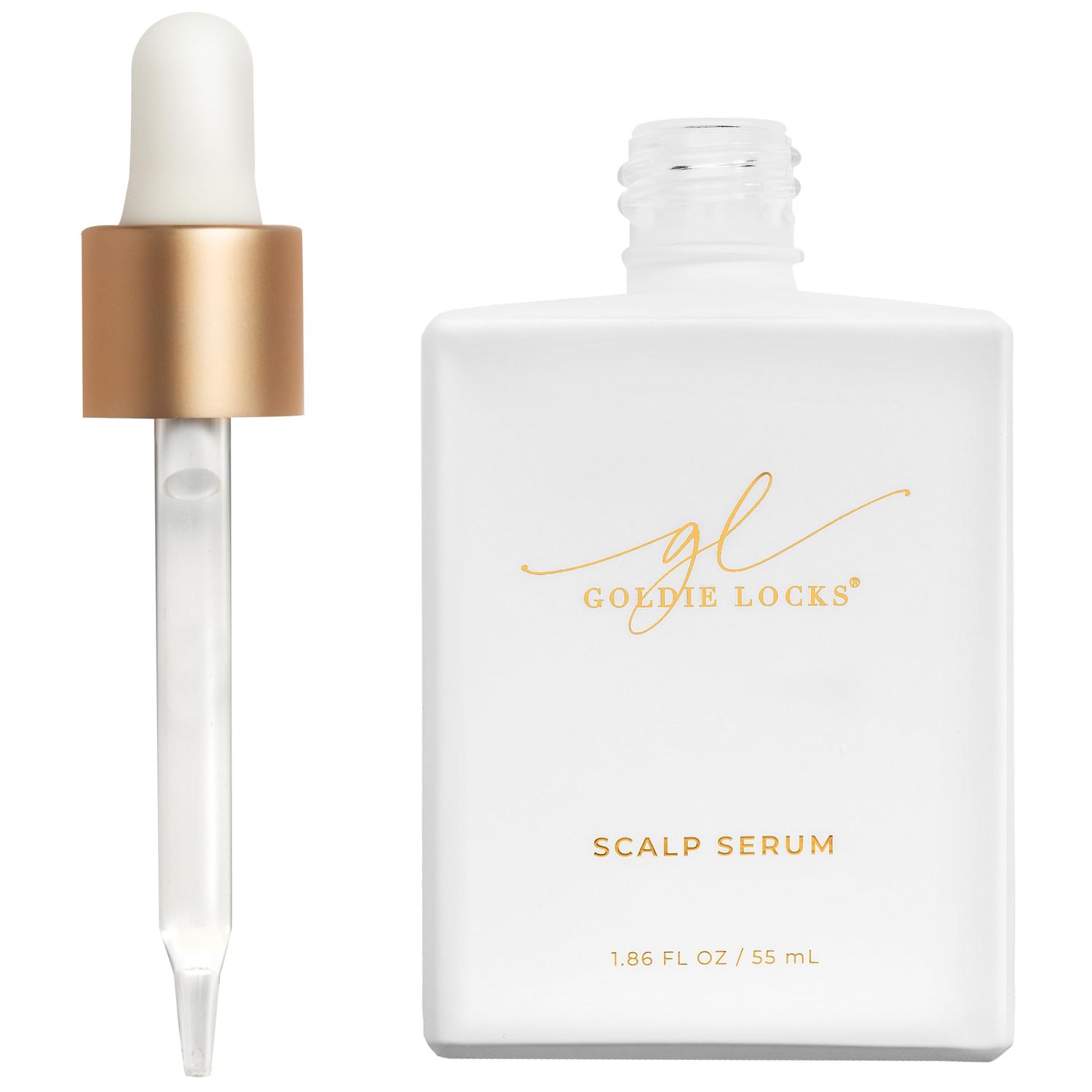 Goldie Locks Scalp Serum, Stimulates Hair Growth, Thickens Strands with Capixyl, Ginseng Probiotic, Strengthens, Restores, Nourishes All Hair Types, Extensions Scalp Health, Hydrating, 1.86 Fl Oz