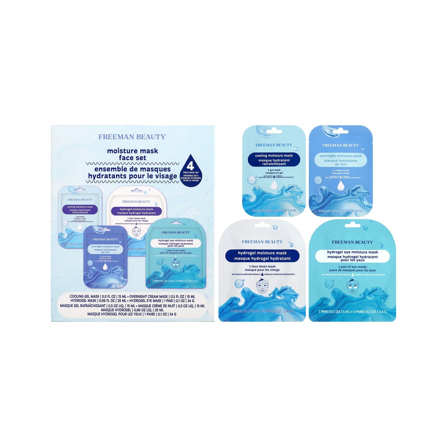 Freeman Moisture Masking Kit, 4 Piece Set