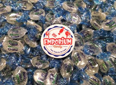 Crystal Mint Hard Candy - 1 lb of Fresh Delicious Individually Wrapped Light Refreshing Minty Candy