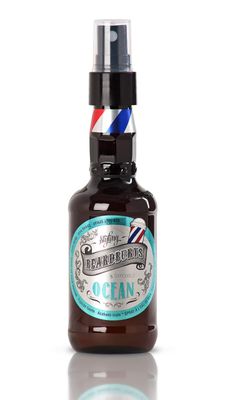 Beardburys Sea Salt Spray for Men&#39;s Textured, Voluminous Beach Hair Style - 3.4 Oz, Natural Shine and Barber Grade Formula