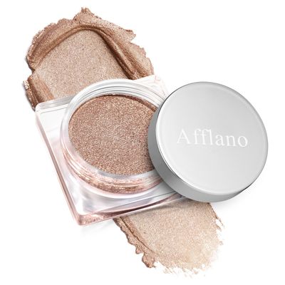 Cream Rose Gold Shimmer Eyeshadow Bright Richly Pigmented, Long Wear Intense Gold Glitter Creme Eye Shadow, Waterproof Ultra-Blendable Champagne Sombras de Ojos Makeup, Cruelty-Free Vegan, 08