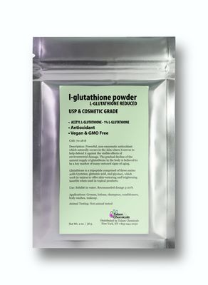 Talsen Chemicals Reduced L-Glutathione Powder DIY Cosmetic Grade Pure Glutathione Organic Powder for Skin, (2 Ounce 56 gram)