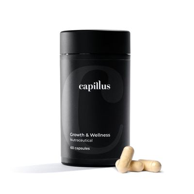 Capillus Hair Growth Vitamins for Women - Hair Supplements for Hair Growth Men - Biotin, Keratin Cynatine HNS Hair Regrowth Daily Supplement - 60 Capsules