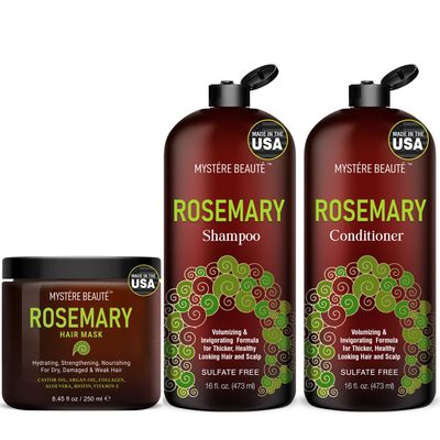 Rosemary Shampoo, Gifts for Women, Unique Gifts for Women, Best Friend Birthday Gifts, Funny Birthday Gifts for Women,Friendship Gifts for Women Friends, Rosemary Shampoo and Conditioner Hair Mask