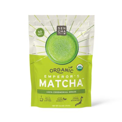 SENCHA Naturals Emperor&#39;s Matcha, 100 Ceremonial Matcha Powder