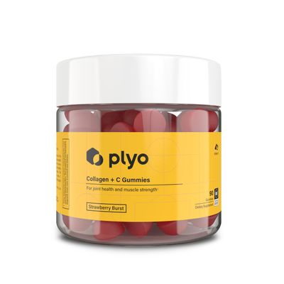 Plyo Collagen C for Joint Health and Muscle Strength NSF Sport Certified 90 Count Gluten Free Made in The US